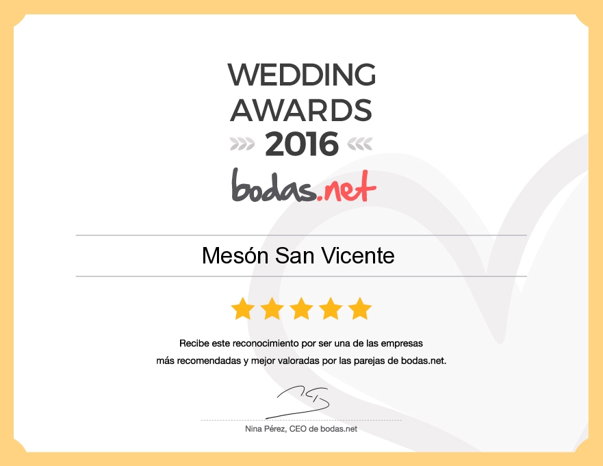 WEDDING AWARDS 2016